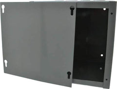 Cooper B-Line - Steel Junction Box Enclosure Screw Flat Cover - NEMA 1, 8" Wide x 8" High x 6" Deep - Exact Tool & Supply