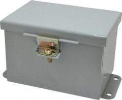 Cooper B-Line - Steel Standard Enclosure Hinge Flat Cover - NEMA 12, 13, 4" Wide x 6" High x 4" Deep, Dirt-tight & Dust-tight - Exact Tool & Supply