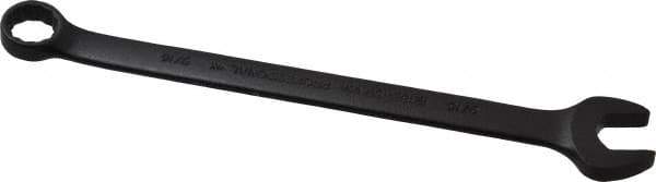 Proto - 9/16" 12 Point Combination Wrench - 15° Offset Angle, 8-5/8" OAL, Steel, Black Finish - Exact Tool & Supply