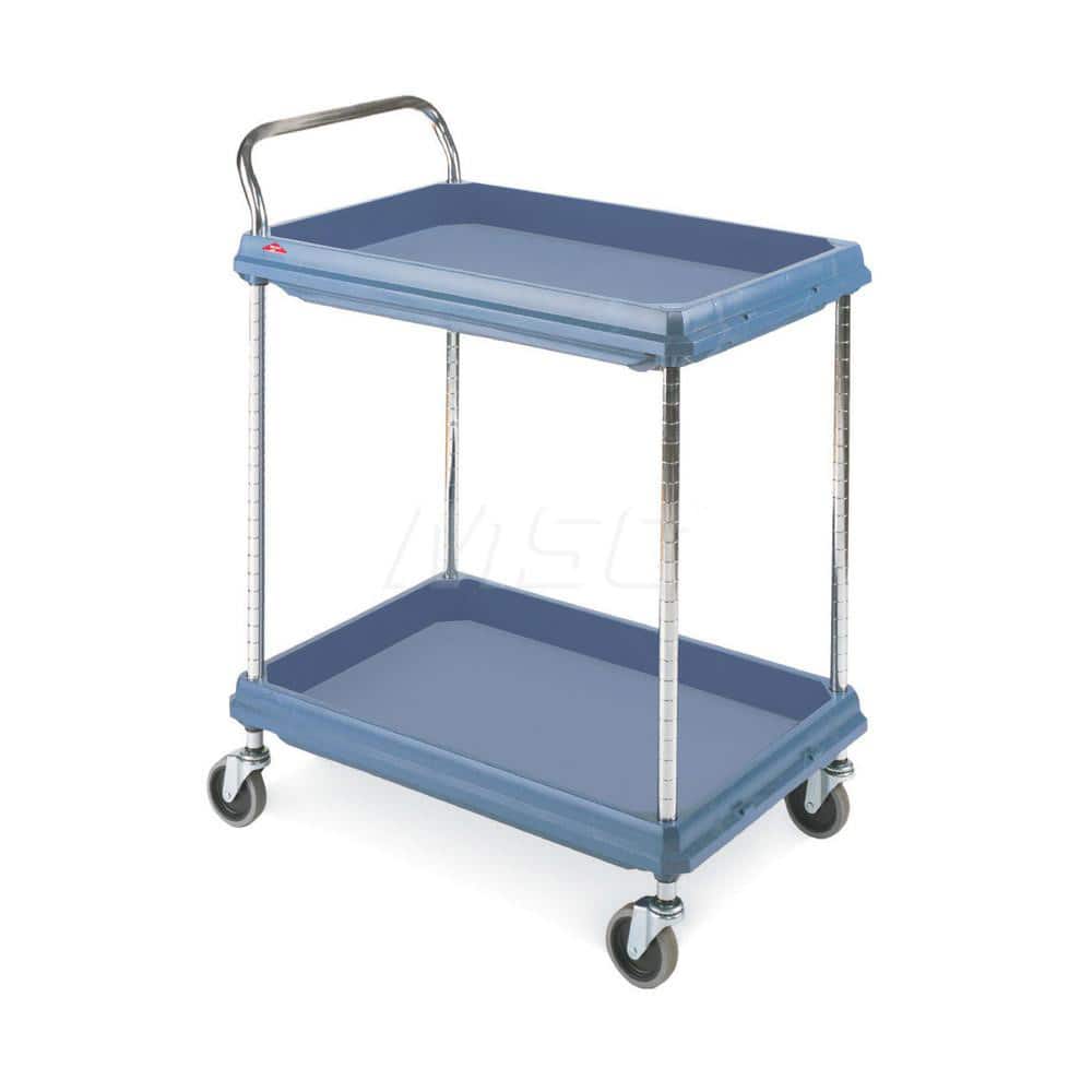 Metro - Carts; Type: Utility ; Load Capacity (Lb.): 300.000 ; Number of Shelves: 2 ; Width (Inch): 21-1/2 ; Length (Inch): 33-3/4 ; Height (Inch): 33-1/4 - Exact Tool & Supply