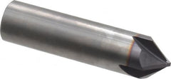 Niagara Cutter - 3/4" Diam 4 Flute Single End Solid Carbide Chamfer Mill - Exact Tool & Supply