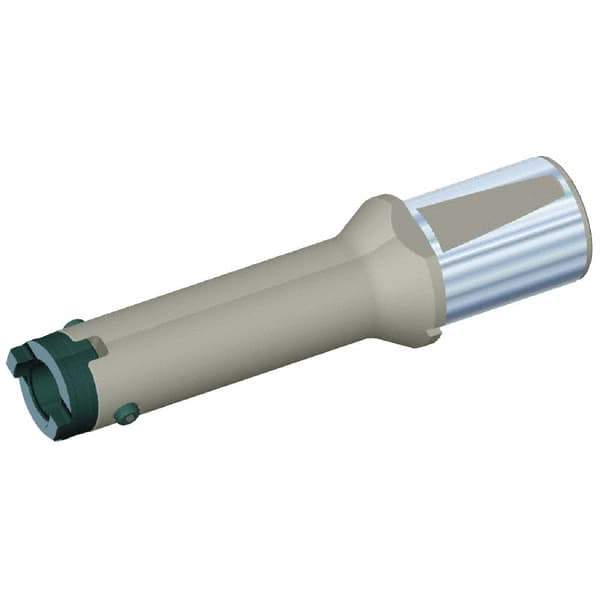 Kennametal - Series HTS, Head Connection 22, 50mm Shank Diam, Drill Body - 567mm Drill Body Length to Flange, 5.34 Toolholder, 40mm Nose Diam, 680mm OAL, 612mm Drill Body Length, Whistle Notch Shank, Through Coolant - Exact Tool & Supply