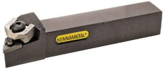 Kennametal - MTJN, Left Hand Cut, 3° Lead Angle, 25mm Shank Height x 25mm Shank Width, Negative Rake Indexable Turning Toolholder - 150mm OAL, TN..2204.. Insert Compatibility, Series Wedgelock - Exact Tool & Supply