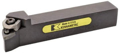 Kennametal - MWLN, Left Hand Cut, 5° Lead Angle, 25mm Shank Height x 25mm Shank Width, Negative Rake Indexable Turning Toolholder - 150mm OAL, WN..0804. Insert Compatibility, Series Wedgelock - Exact Tool & Supply