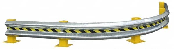 Vestil - Guard Rail Type: Standard Guardrail Style: Curved - Exact Tool & Supply