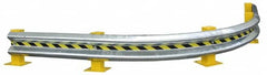 Vestil - Guard Rail Type: Standard Guardrail Style: Curved - Exact Tool & Supply