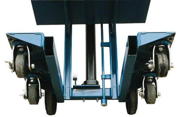 Vestil - 175 Lb Capacity Manual Cable Winch Lift Table - 1/4" to 58" Lift Height, 20" Platform Length x 20" Platform Width - Exact Tool & Supply