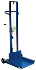 Vestil - 500 Lb Capacity Portable Steel Light Load Lift Table - 1/4" Lift Height, 20" Platform Length x 20" Platform Width - Exact Tool & Supply