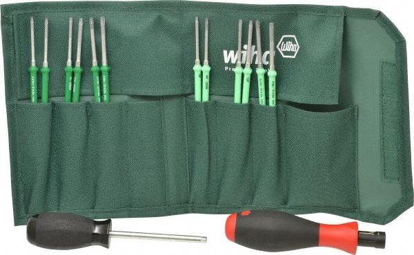 Wiha - 14 Piece Bit Screwdriver - Torx, TorxPlus, Torque Control Set - Exact Tool & Supply