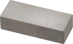 Mitutoyo - 0.55" Rectangular Steel Gage Block - Accuracy Grade AS-1, Includes Certificate of Inspection - Exact Tool & Supply