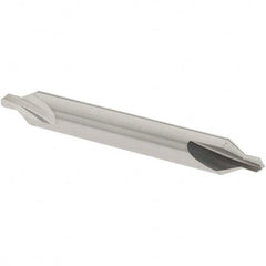 OSG - 1/4 Plain Cut 60° Incl Angle Solid Carbide Combo Drill & Countersink - Exact Tool & Supply