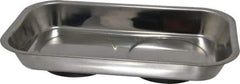 Eclipse - 9-1/2" Long x 5-9/16" Wide Magnetic Tray - Stainless Steel with Rubber-Coated Ferrite - Exact Tool & Supply