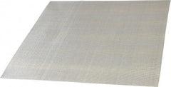 Value Collection - 33 Gage, 0.012 Inch Wire Diameter, 30 x 30 Mesh per Linear Inch, Stainless Steel, Wire Cloth - 0.021 Inch Opening Width, 12 Inch Wide x 12 Inch Stock Length - Exact Tool & Supply