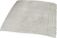 Value Collection - 18 Gage, 0.047 Inch Wire Diameter, 4 x 4 Mesh per Linear Inch, Stainless Steel, Wire Cloth - 0.203 Inch Opening Width, 12 Inch Wide x 12 Inch Stock Length - Exact Tool & Supply