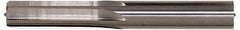 Hertel - Letter U Solid Carbide 6 Flute Chucking Reamer - Straight Flute, Straight Shank, 1-1/4" Flute Length, 3-1/2" OAL - Exact Tool & Supply