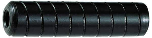 Holo-Krome - 3/8" Diam x 1-3/4" Pin Length 4000 Alloy Steel Pull Out Dowel Pin - Black Luster Finish, C 47-58 & C 60 (Surface) Hardness, 1 Beveled & 1 Threaded End - Exact Tool & Supply