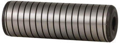 Holo-Krome - 1/2" Diam x 2-1/4" Pin Length 4000 Alloy Steel Pull Out Dowel Pin - Black Luster Finish, C 47-58 & C 60 (Surface) Hardness, 1 Beveled & 1 Threaded End - Exact Tool & Supply