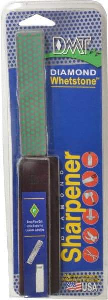 DMT - Extra Fine Grade, Diamond Whetstone Sharpener - 9 Micron, Diamond Area 4.3" Long x 7/8" Wide - Exact Tool & Supply