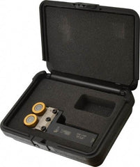 Dorian Tool - Neutral Cut, Diamond & Straight, 1" Wide 1" High x 3-1/2" Long Square Shank, Up-To-Shoulder Bump Knurlers - 2 Knurls Required (Included), 1" Diam x 1/4" Wide Face, Modular, Series SW4 - Exact Tool & Supply