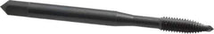 OSG - #10-32 UNF, 2 Flute, Oxide Finish, High Speed Steel Spiral Point Tap - Plug Chamfer, Right Hand Thread, 2-3/8" OAL, 7/8" Thread Length, 0.194" Shank Diam, 3B Class of Fit, Series 105 - Exact Tool & Supply