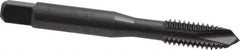 OSG - 5/16-18 UNC, 3 Flute, Oxide Finish, High Speed Steel Spiral Point Tap - Plug Chamfer, Right Hand Thread, 2-23/32" OAL, 1-1/8" Thread Length, 0.318" Shank Diam, 2B Class of Fit, Series 105 - Exact Tool & Supply