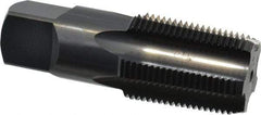 OSG - 1 - 11-1/2 NPT Thread, 5 Flute Standard Pipe Tap - 3-3/4" OAL, 1-3/4" Thread Length, 1-1/8" Shank Diam, Oxide Finish, High Speed Steel - Exact Tool & Supply
