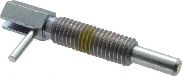 Gibraltar - 5/8-11, 1.82" Thread Length, 0.38" Plunger Diam, 1 Lb Init to 5 Lb Final End Force, Steel Locking L Handle Plunger - 3.05" Body Length, 2" Length Under Head, Locking Element, 1" Plunger Projection - Exact Tool & Supply