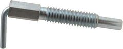 Gibraltar - 3/8-16, 1.18" Thread Length, 1/4" Plunger Diam, 0.75 Lb Init to 3.75 Lb Final End Force, Steel L Handle Plunger - 2" Body Length, 1.31" Length Under Head, Locking Element, 0.56" Plunger Projection - Exact Tool & Supply