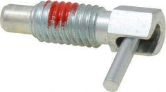 Gibraltar - 3/8-16, 0.62" Thread Length, 1/4" Plunger Diam, 0.25 Lb Init to 1.25 Lb Final End Force, Steel Locking L Handle Plunger - 1.13" Body Length, 3/4" Length Under Head, Locking Element, 0.3" Plunger Projection - Exact Tool & Supply