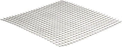 Value Collection - 16 Gage, 0.063 Inch Wire Diameter, 2 x 2 Mesh per Linear Inch, Stainless Steel, Welded Fabric Wire Cloth - 0.437 Inch Opening Width, 12 Inch Wide x 12 Inch Stock Length - Exact Tool & Supply