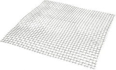 Value Collection - 18 Gage, 0.047 Inch Wire Diameter, 3 x 3 Mesh per Linear Inch, Stainless Steel, Welded Fabric Wire Cloth - 0.287 Inch Opening Width, 12 Inch Wide x 12 Inch Stock Length - Exact Tool & Supply