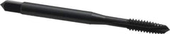 OSG - #10-24 UNC, 3 Flute, Oxide Finish, Vanadium High Speed Steel Spiral Point Tap - Plug Chamfer, Right Hand Thread, 2-3/8" OAL, 7/8" Thread Length, 0.194" Shank Diam, 2B/3B Class of Fit, Series 300 - Exact Tool & Supply