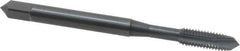 OSG - #10-32 UNF, 3 Flute, Oxide Finish, Vanadium High Speed Steel Spiral Point Tap - Plug Chamfer, Right Hand Thread, 2-3/8" OAL, 7/8" Thread Length, 0.194" Shank Diam, Series 300 - Exact Tool & Supply