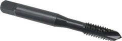 OSG - 5/16-18 UNC, 3 Flute, Oxide Finish, Vanadium High Speed Steel Spiral Point Tap - Plug Chamfer, Right Hand Thread, 2-23/32" OAL, 1-1/8" Thread Length, 0.318" Shank Diam, 2B Class of Fit, Series 300 - Exact Tool & Supply