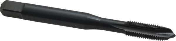 OSG - #10-32 UNF, H2, 3 Flutes, Plug Chamfer, Oxide Finish, Vanadium High Speed Steel Spiral Point STI Tap - 2-3/8" OAL, 0.194" Shank Diam, 7/8" Thread Length, 0.152" Square Size, Series 301 - Exact Tool & Supply