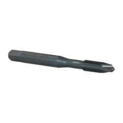 OSG - #10-32 UNF, H3, 3 Flutes, Plug Chamfer, Oxide Finish, Vanadium High Speed Steel Spiral Point STI Tap - 2-1/2" OAL, 0.255" Shank Diam, 1" Thread Length, 0.191" Square Size, 3B Class of Fit, Series 301 - Exact Tool & Supply