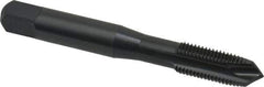OSG - 5/16-24 UNF, H3, 3 Flutes, Plug Chamfer, Oxide Finish, Vanadium High Speed Steel Spiral Point STI Tap - 2-23/32" OAL, 0.318" Shank Diam, 1-1/8" Thread Length, 0.238" Square Size, Series 301 - Exact Tool & Supply