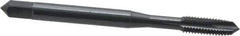 OSG - #10-32 UNF, 3 Flute, Oxide Finish, Powdered Metal Spiral Point Tap - Plug Chamfer, Right Hand Thread, 2-3/8" OAL, 7/8" Thread Length, 0.194" Shank Diam, 3B Class of Fit, Series 312 - Exact Tool & Supply