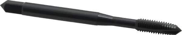 OSG - #10-32 UNF, 3 Flute, Oxide Finish, Powdered Metal Spiral Point Tap - Plug Chamfer, Right Hand Thread, 2-3/8" OAL, 7/8" Thread Length, 0.194" Shank Diam, 2B Class of Fit, Series 312 - Exact Tool & Supply