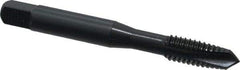 OSG - 5/16-18 UNC, 3 Flute, Oxide Finish, Powdered Metal Spiral Point Tap - Plug Chamfer, Right Hand Thread, 2-23/32" OAL, 1-1/8" Thread Length, 0.318" Shank Diam, 2B Class of Fit, Series 312 - Exact Tool & Supply
