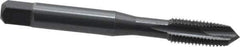 OSG - 5/16-24 UNF, 3 Flute, Oxide Finish, Powdered Metal Spiral Point Tap - Plug Chamfer, Right Hand Thread, 2-23/32" OAL, 1-1/8" Thread Length, 0.318" Shank Diam, 3B Class of Fit, Series 312 - Exact Tool & Supply
