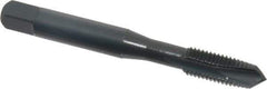 OSG - 5/16-24 UNF, 3 Flute, Oxide Finish, Powdered Metal Spiral Point Tap - Plug Chamfer, Right Hand Thread, 2-23/32" OAL, 1-1/8" Thread Length, 0.318" Shank Diam, Series 312 - Exact Tool & Supply