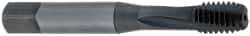 OSG - 7/16-20 UNF 3 Flute Bottoming Spiral Flute Tap - Powdered Metal, Oxide Finish, 3-5/32" OAL, Right Hand Flute, Right Hand Thread, H5, Series 313 - Exact Tool & Supply