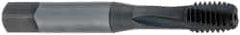 OSG - 3/8-24 UNF 3 Flute 2B Bottoming Spiral Flute Tap - Powdered Metal, Oxide Finish, 2-15/16" OAL, Right Hand Flute, Right Hand Thread, H4, Series 313 - Exact Tool & Supply