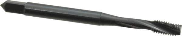 OSG - #10-32 UNF 3 Flute 3B Modified Bottoming Spiral Flute Tap - Powdered Metal, Oxide Finish, 2-3/8" OAL, Right Hand Flute, Right Hand Thread, H2, Series 313 - Exact Tool & Supply