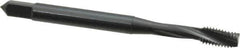 OSG - #10-32 UNF 3 Flute 3B Modified Bottoming Spiral Flute Tap - Powdered Metal, Oxide Finish, 2-3/8" OAL, Right Hand Flute, Right Hand Thread, H2, Series 313 - Exact Tool & Supply