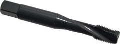 OSG - 3/8-24 UNF 3 Flute 3B Modified Bottoming Spiral Flute Tap - Powdered Metal, Oxide Finish, 2-15/16" OAL, Right Hand Flute, Right Hand Thread, H3, Series 313 - Exact Tool & Supply