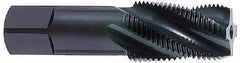 OSG - 3/4-14 NPTF Thread, 5 Flute Standard Pipe Tap - 3-3/4" OAL, 1-3/4" Thread Length, 1-1/8" Shank Diam, TiN Finish, Vanadium High Speed Steel - Exact Tool & Supply