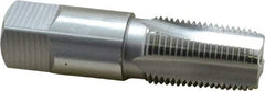 OSG - 3/8-18 NPT Thread, 4 Flute Standard Pipe Tap - 2-9/16" OAL, 1-1/16" Thread Length, 0.7" Shank Diam, Bright Finish, Cobalt - Exact Tool & Supply