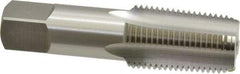 OSG - 1/2-14 NPT Thread, 4 Flute Standard Pipe Tap - 3-1/8" OAL, 1-3/8" Thread Length, 11/16" Shank Diam, Bright Finish, Cobalt - Exact Tool & Supply